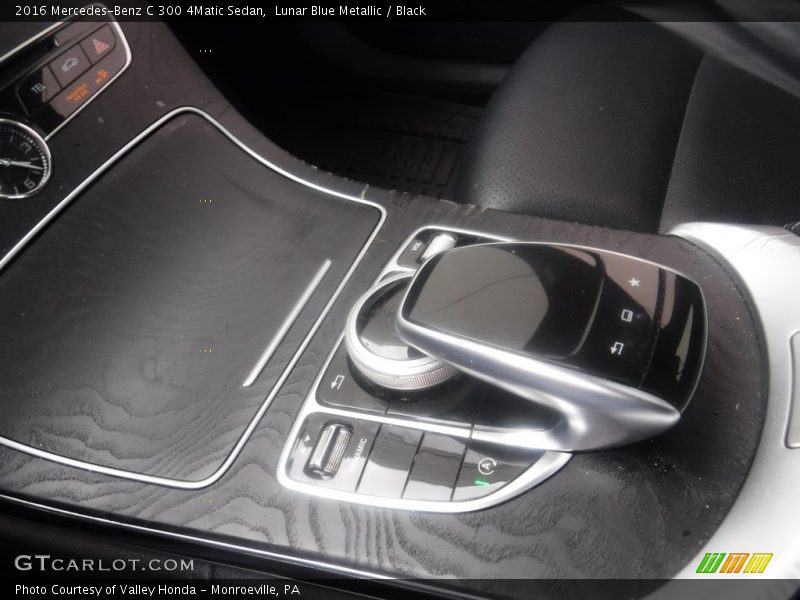 Lunar Blue Metallic / Black 2016 Mercedes-Benz C 300 4Matic Sedan