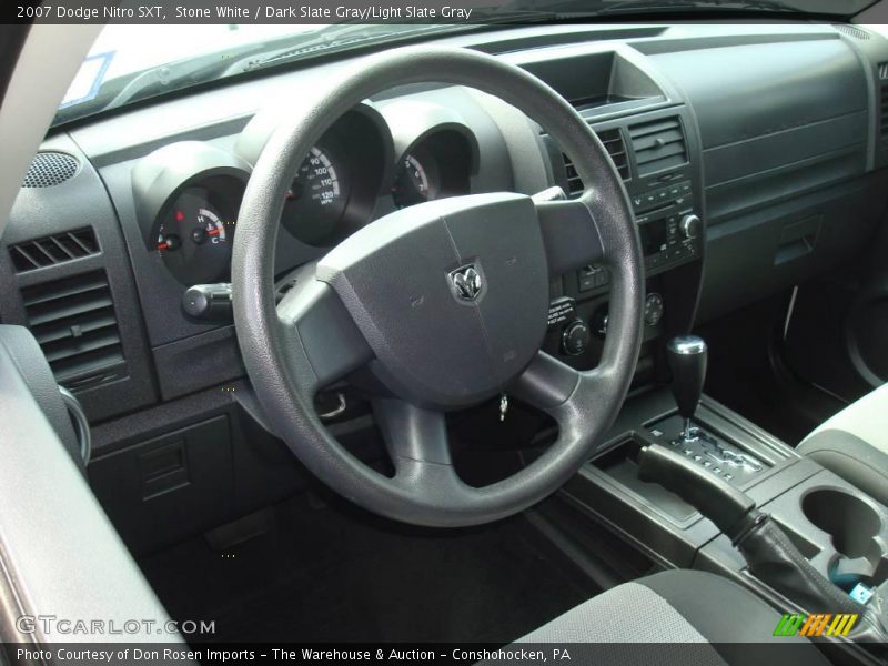 Stone White / Dark Slate Gray/Light Slate Gray 2007 Dodge Nitro SXT