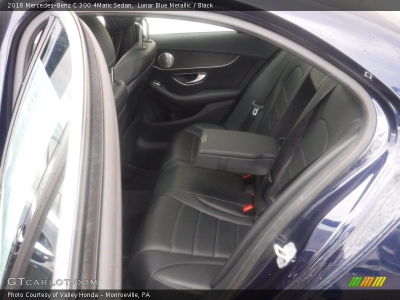 Lunar Blue Metallic / Black 2016 Mercedes-Benz C 300 4Matic Sedan