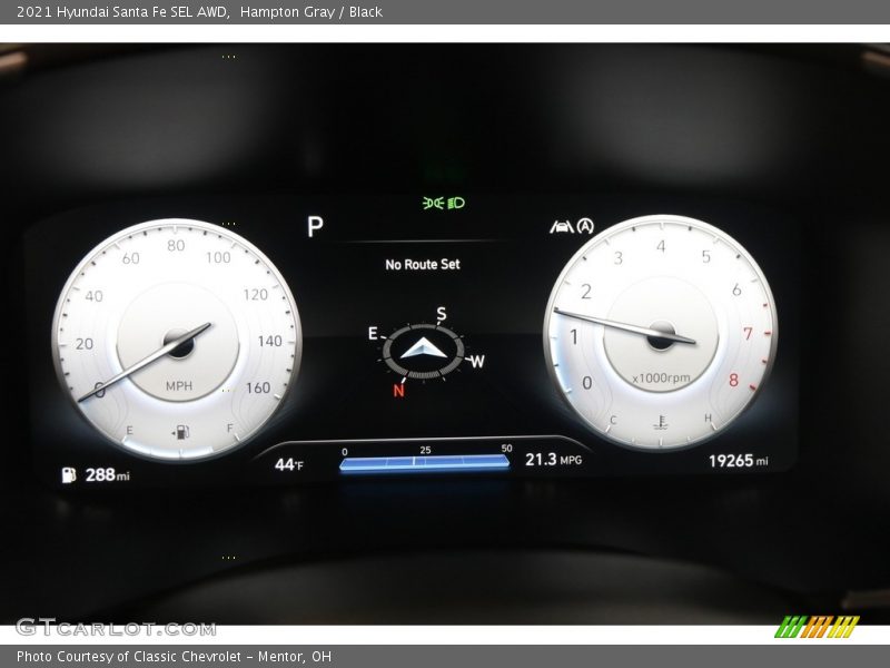 Hampton Gray / Black 2021 Hyundai Santa Fe SEL AWD
