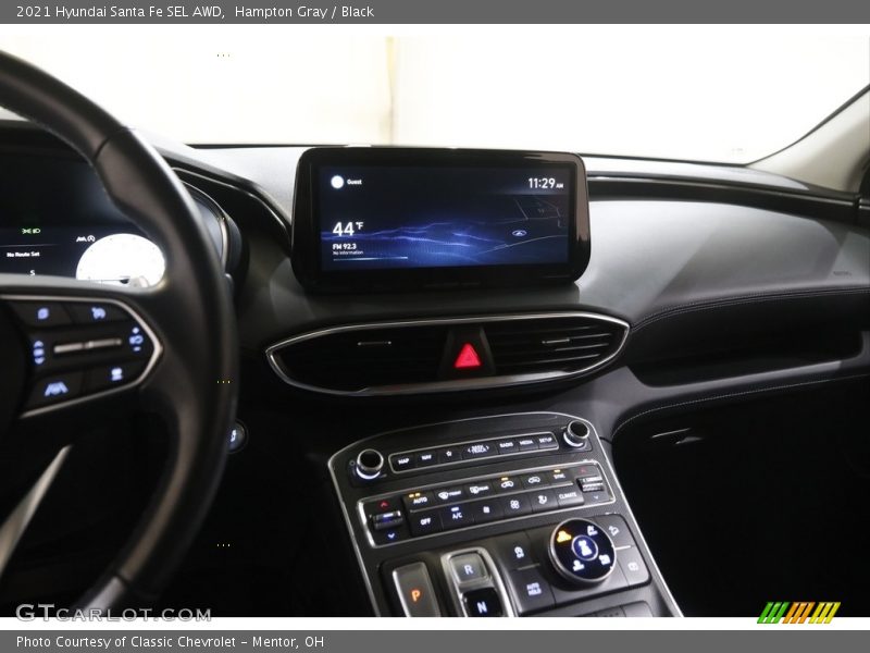 Hampton Gray / Black 2021 Hyundai Santa Fe SEL AWD