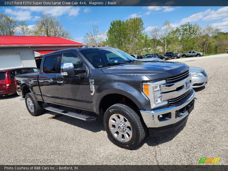 Magnetic / Black 2017 Ford F250 Super Duty Lariat Crew Cab 4x4