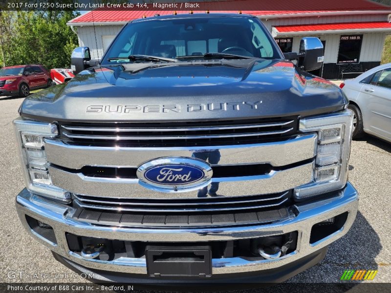 Magnetic / Black 2017 Ford F250 Super Duty Lariat Crew Cab 4x4