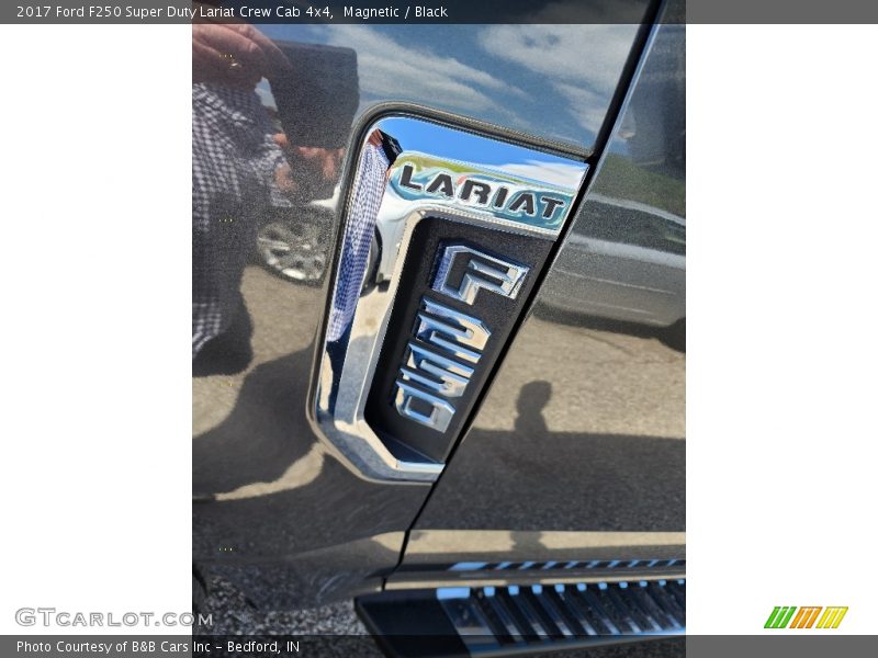 Magnetic / Black 2017 Ford F250 Super Duty Lariat Crew Cab 4x4
