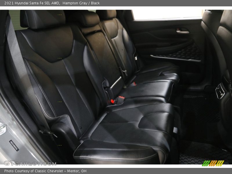 Hampton Gray / Black 2021 Hyundai Santa Fe SEL AWD