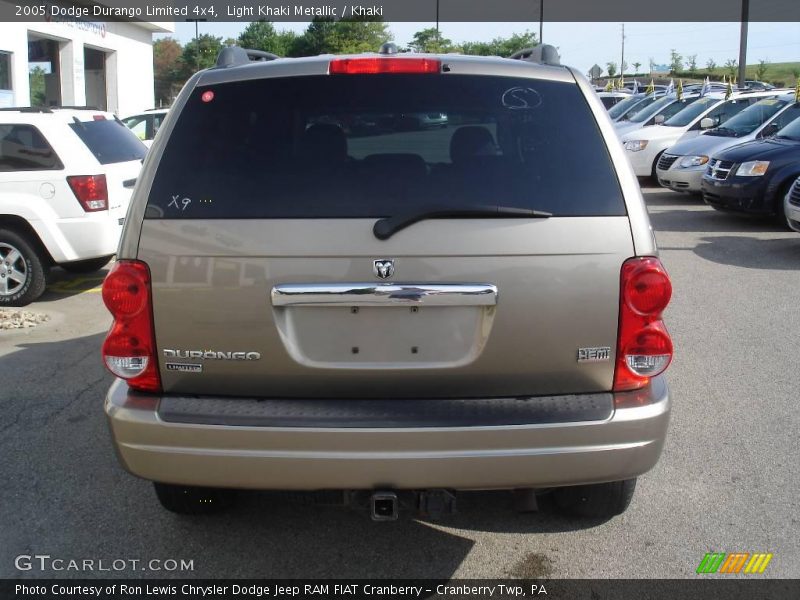 Light Khaki Metallic / Khaki 2005 Dodge Durango Limited 4x4