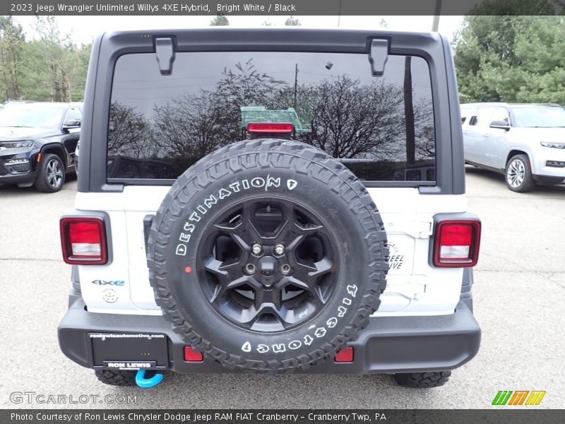 Bright White / Black 2023 Jeep Wrangler Unlimited Willys 4XE Hybrid