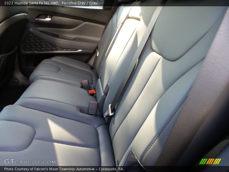 Portofino Gray / Gray 2023 Hyundai Santa Fe SEL AWD