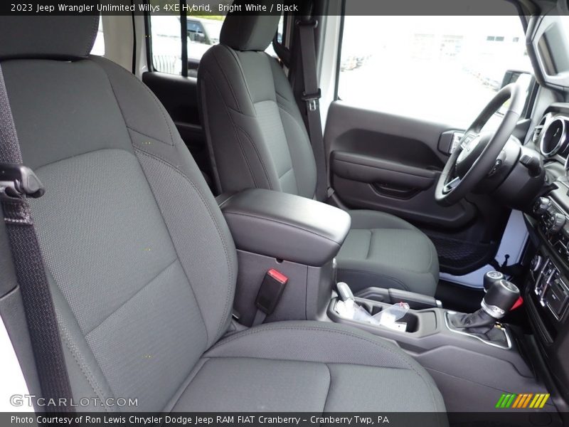 Bright White / Black 2023 Jeep Wrangler Unlimited Willys 4XE Hybrid