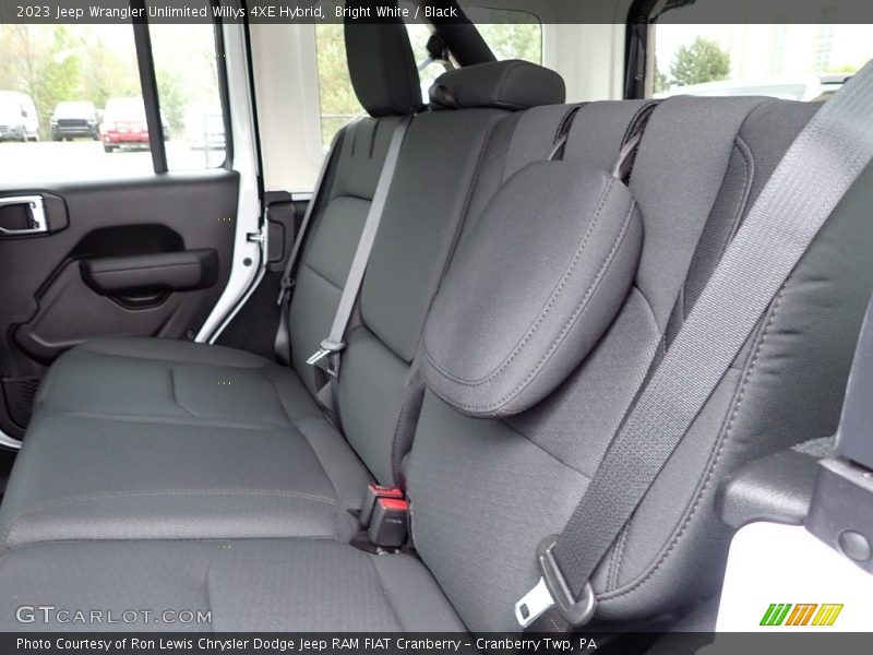 Bright White / Black 2023 Jeep Wrangler Unlimited Willys 4XE Hybrid