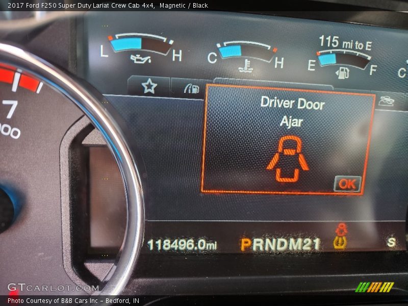 Magnetic / Black 2017 Ford F250 Super Duty Lariat Crew Cab 4x4