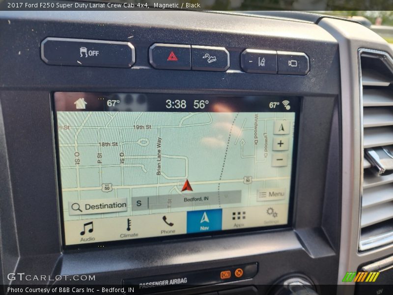 Magnetic / Black 2017 Ford F250 Super Duty Lariat Crew Cab 4x4