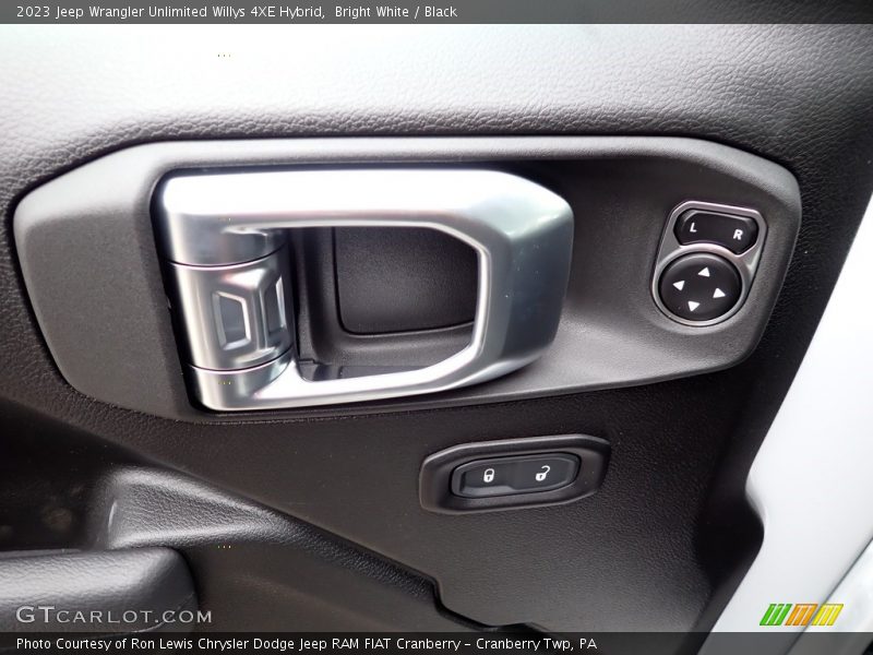 Bright White / Black 2023 Jeep Wrangler Unlimited Willys 4XE Hybrid