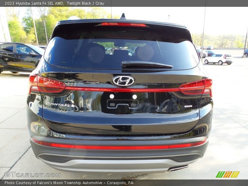 Twilight Black / Gray 2023 Hyundai Santa Fe SEL AWD