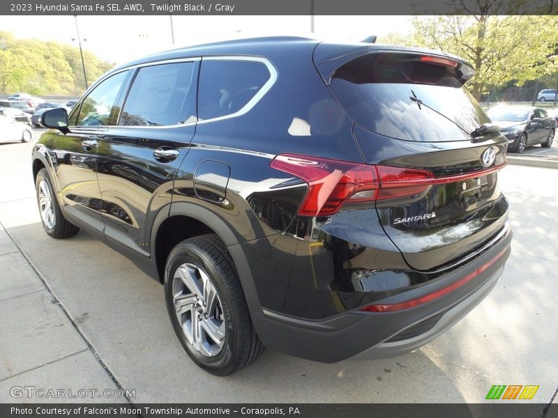 Twilight Black / Gray 2023 Hyundai Santa Fe SEL AWD