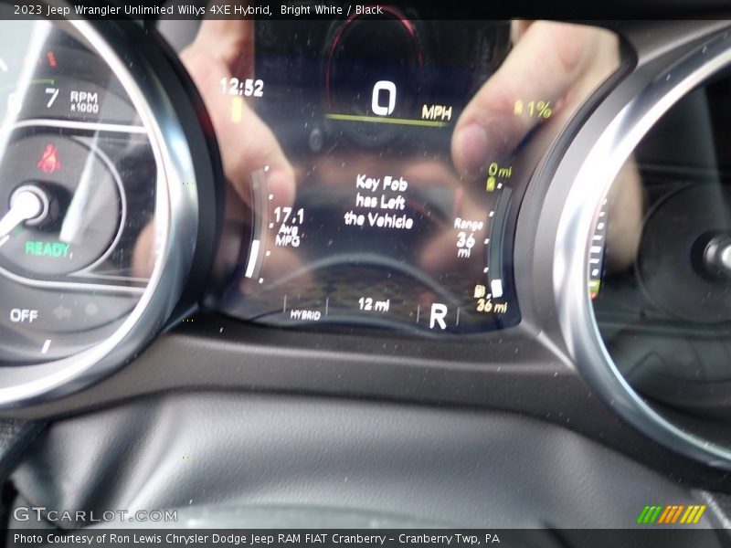 Bright White / Black 2023 Jeep Wrangler Unlimited Willys 4XE Hybrid