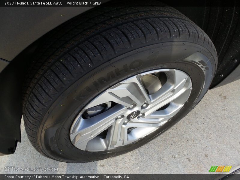 Twilight Black / Gray 2023 Hyundai Santa Fe SEL AWD