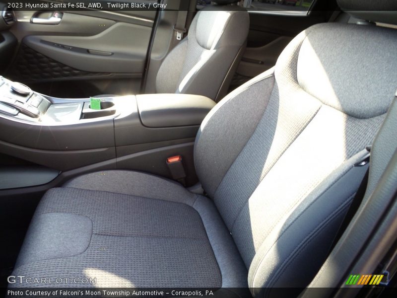 Twilight Black / Gray 2023 Hyundai Santa Fe SEL AWD