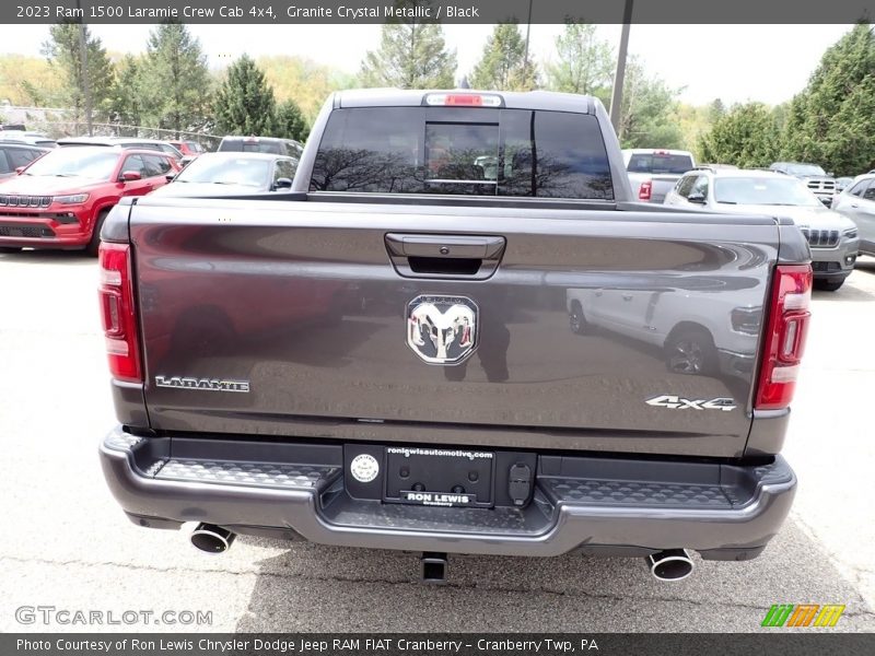 Granite Crystal Metallic / Black 2023 Ram 1500 Laramie Crew Cab 4x4