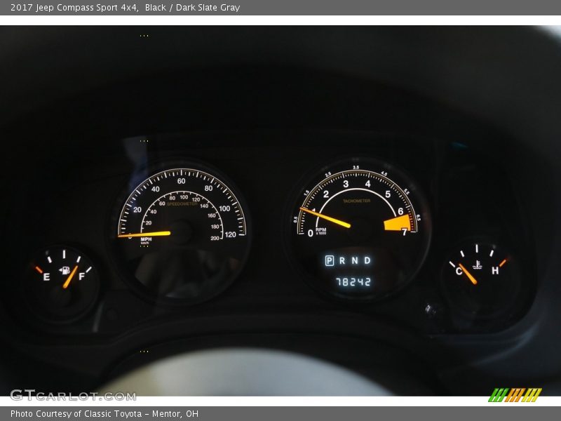 Black / Dark Slate Gray 2017 Jeep Compass Sport 4x4