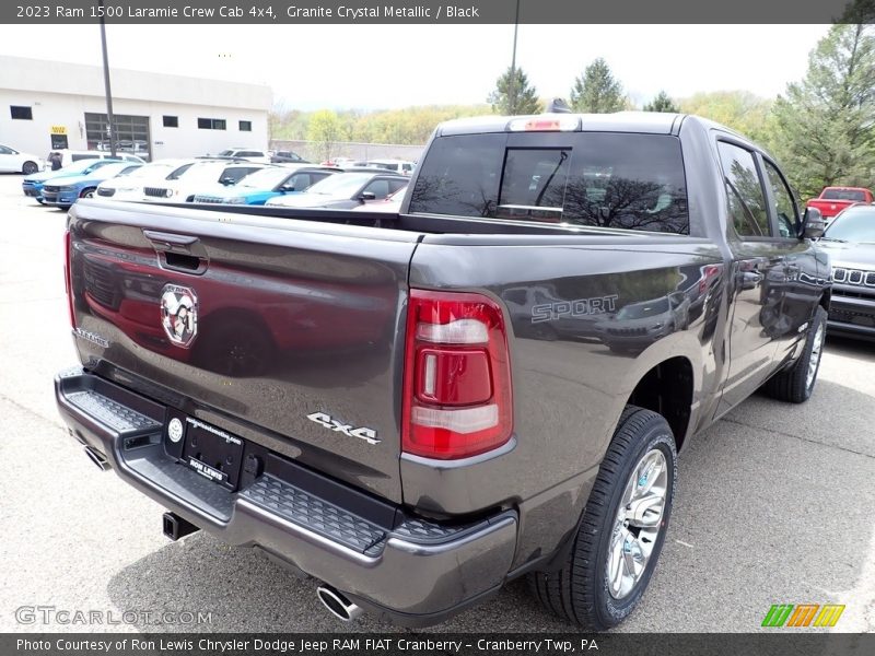 Granite Crystal Metallic / Black 2023 Ram 1500 Laramie Crew Cab 4x4