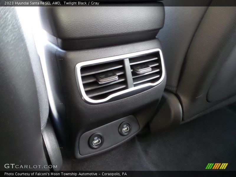 Twilight Black / Gray 2023 Hyundai Santa Fe SEL AWD