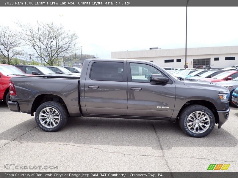 Granite Crystal Metallic / Black 2023 Ram 1500 Laramie Crew Cab 4x4