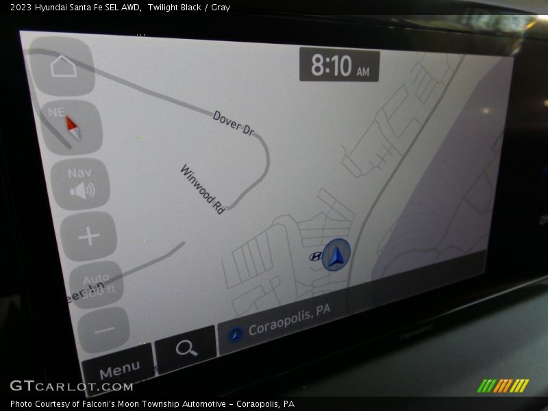 Twilight Black / Gray 2023 Hyundai Santa Fe SEL AWD