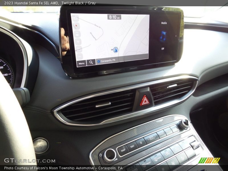 Twilight Black / Gray 2023 Hyundai Santa Fe SEL AWD