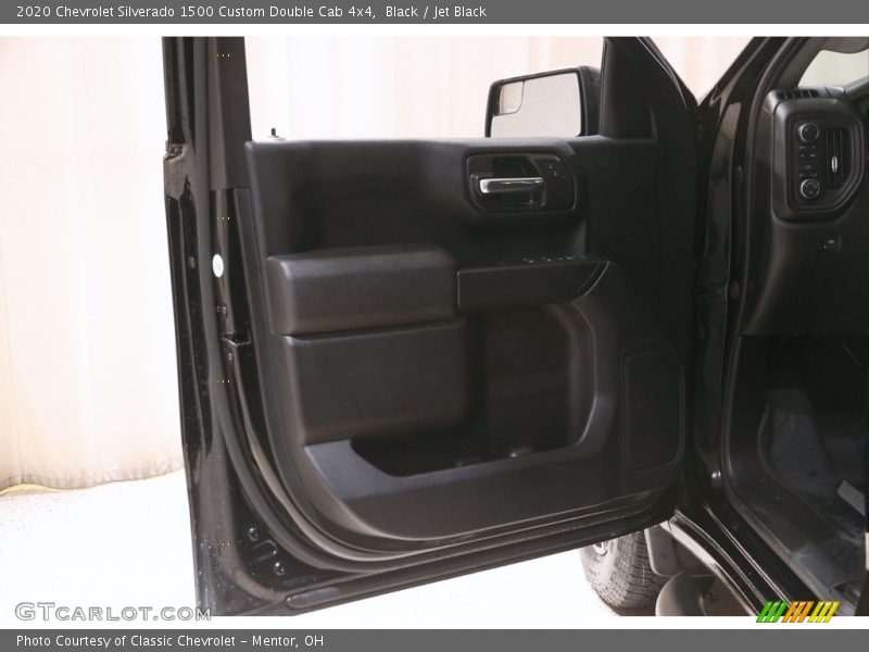 Black / Jet Black 2020 Chevrolet Silverado 1500 Custom Double Cab 4x4