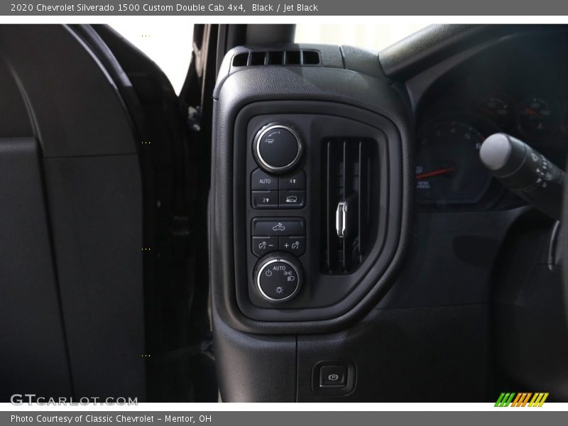 Black / Jet Black 2020 Chevrolet Silverado 1500 Custom Double Cab 4x4