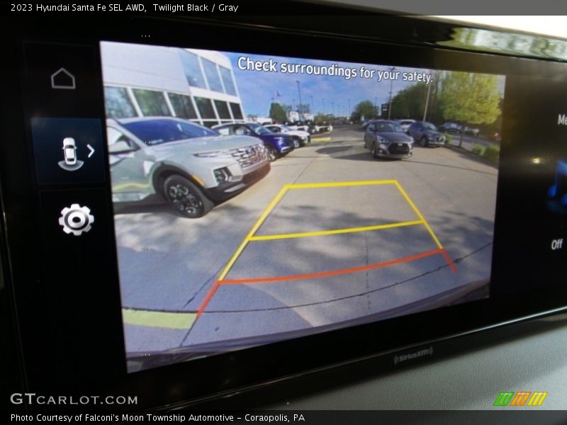 Twilight Black / Gray 2023 Hyundai Santa Fe SEL AWD