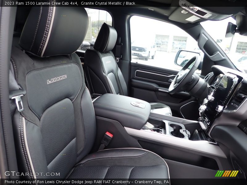 Granite Crystal Metallic / Black 2023 Ram 1500 Laramie Crew Cab 4x4