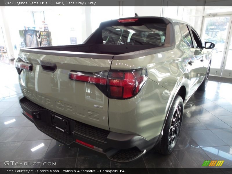 Sage Gray / Gray 2023 Hyundai Santa Cruz SEL AWD