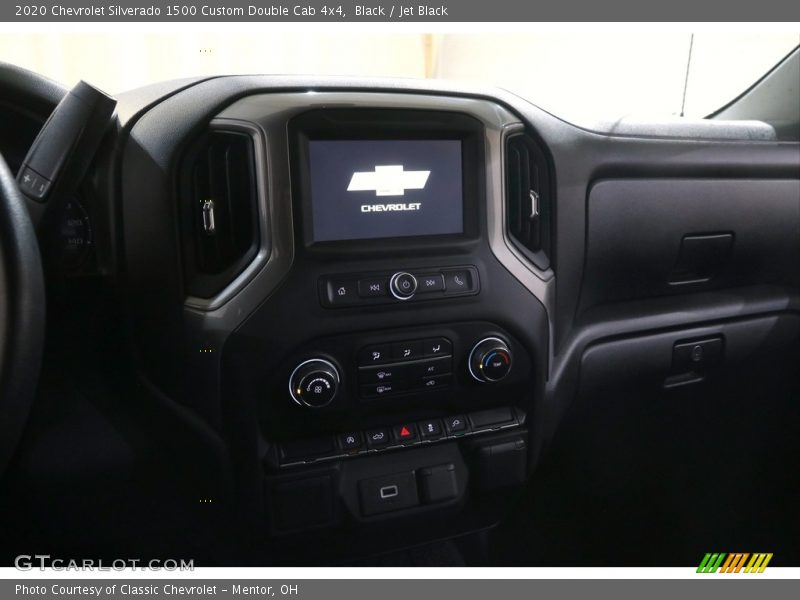 Black / Jet Black 2020 Chevrolet Silverado 1500 Custom Double Cab 4x4
