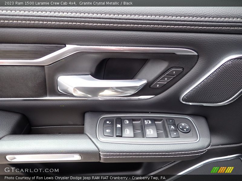 Granite Crystal Metallic / Black 2023 Ram 1500 Laramie Crew Cab 4x4