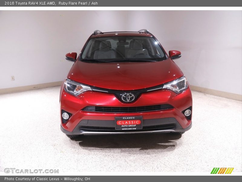 Ruby Flare Pearl / Ash 2018 Toyota RAV4 XLE AWD