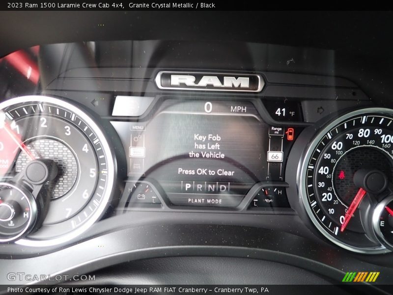 Granite Crystal Metallic / Black 2023 Ram 1500 Laramie Crew Cab 4x4