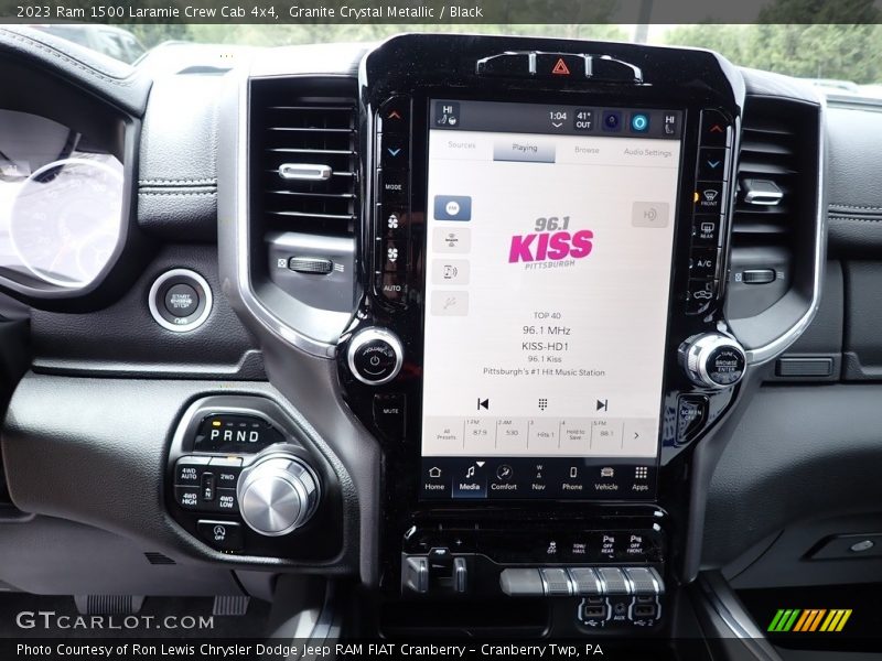 Granite Crystal Metallic / Black 2023 Ram 1500 Laramie Crew Cab 4x4