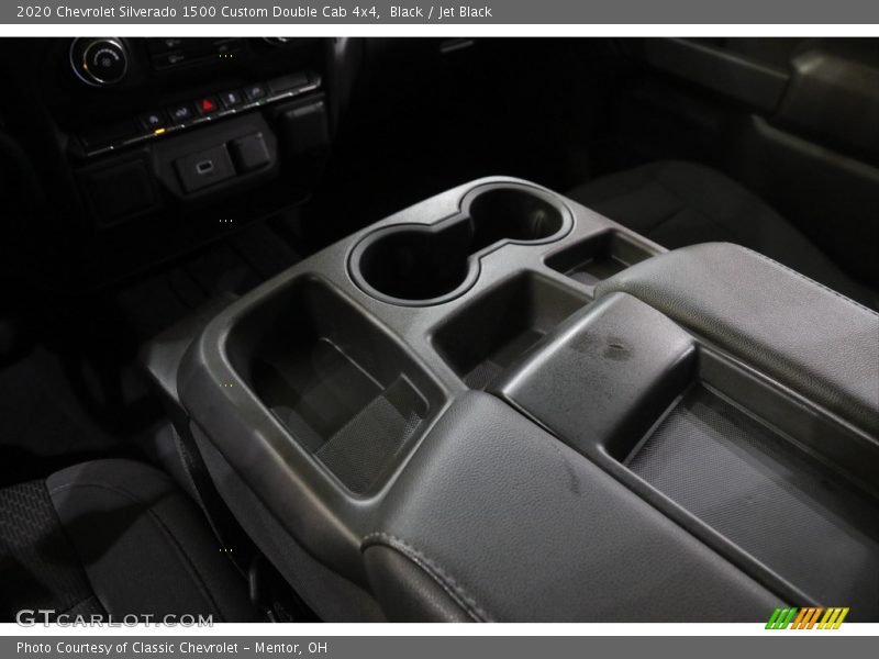 Black / Jet Black 2020 Chevrolet Silverado 1500 Custom Double Cab 4x4
