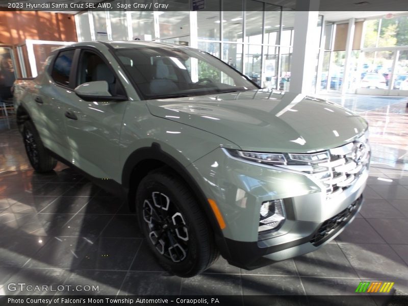 Sage Gray / Gray 2023 Hyundai Santa Cruz SEL AWD