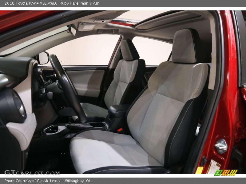 Front Seat of 2018 RAV4 XLE AWD