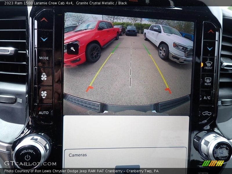 Granite Crystal Metallic / Black 2023 Ram 1500 Laramie Crew Cab 4x4