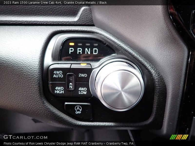 Granite Crystal Metallic / Black 2023 Ram 1500 Laramie Crew Cab 4x4