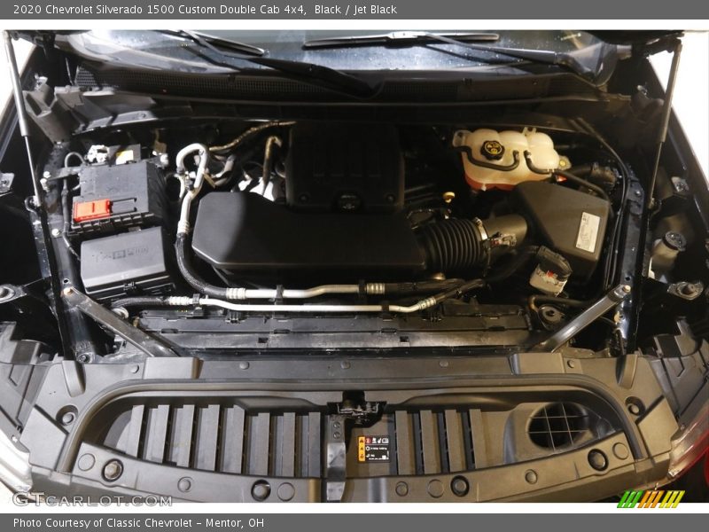 Black / Jet Black 2020 Chevrolet Silverado 1500 Custom Double Cab 4x4