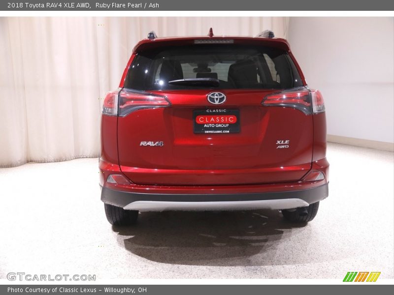 Ruby Flare Pearl / Ash 2018 Toyota RAV4 XLE AWD