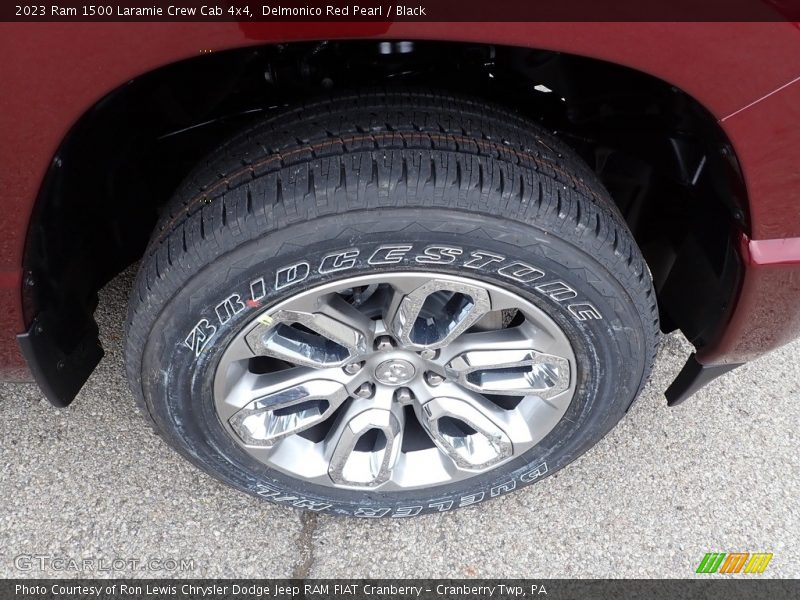 Delmonico Red Pearl / Black 2023 Ram 1500 Laramie Crew Cab 4x4