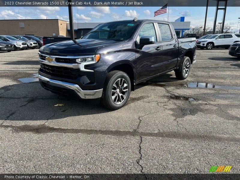 Dark Ash Metallic / Jet Black 2023 Chevrolet Silverado 1500 LT Crew Cab 4x4