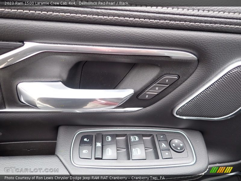 Delmonico Red Pearl / Black 2023 Ram 1500 Laramie Crew Cab 4x4