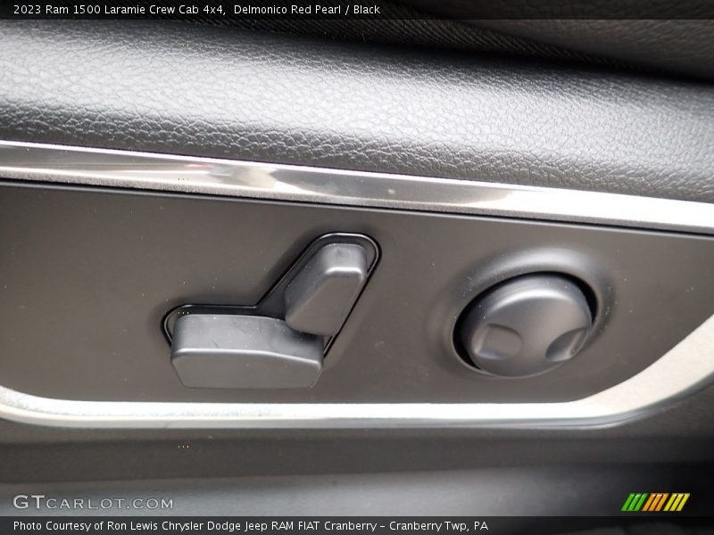 Delmonico Red Pearl / Black 2023 Ram 1500 Laramie Crew Cab 4x4